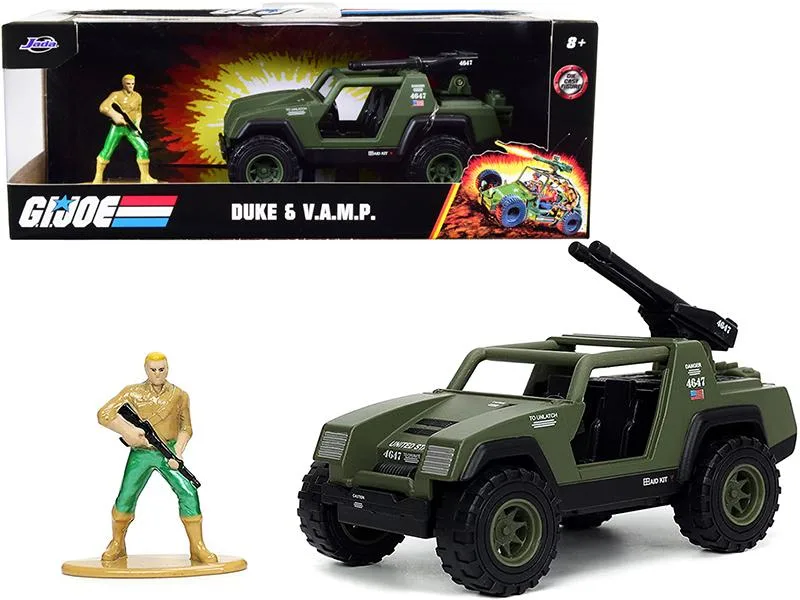 Jada Jada V.A.M.P. Olive Green with Duke Figurine 1/32 Scale 33083 — product photo