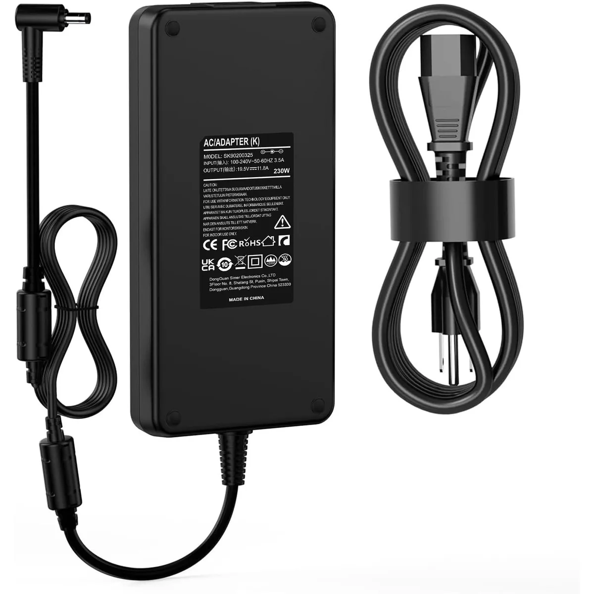  DELL SK90200325 230W 19.5V 11.8A 5.5mm x 2.5mm AC Adapter — product photo