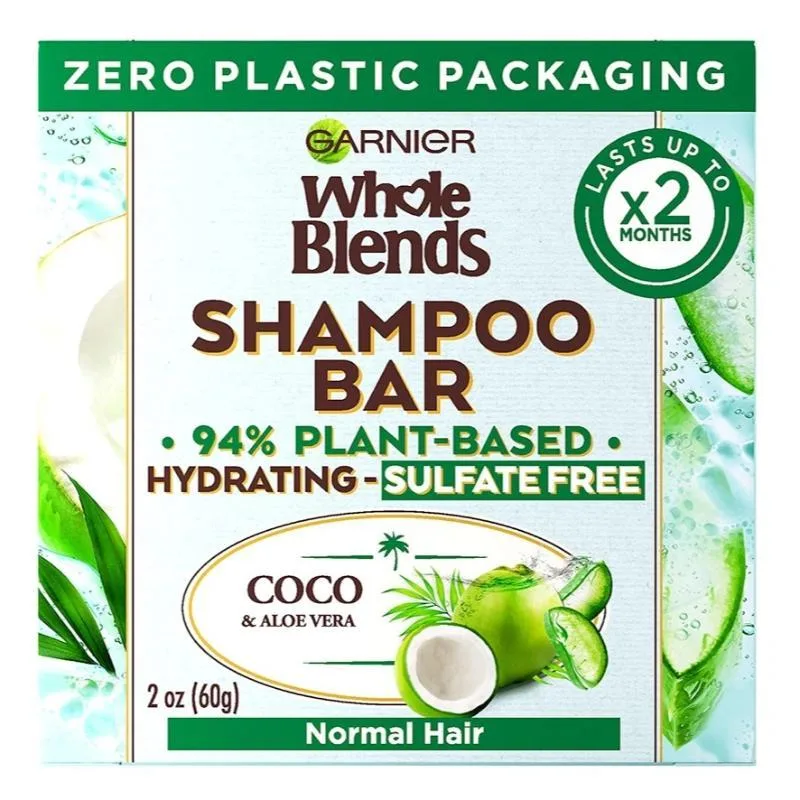 Garnier Garnier GARNI-HAI-1PK Whole Blends Coconut Water Shampoo Bar 60 g — product photo