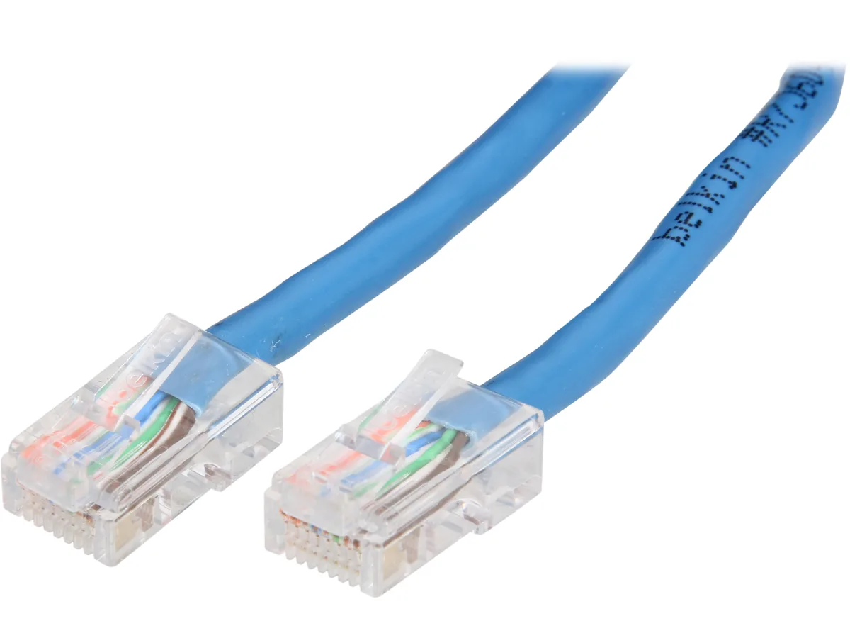 Belkin Belkin A3L791-04-BLU 4 ft CAT5e network ethernet cable — product photo