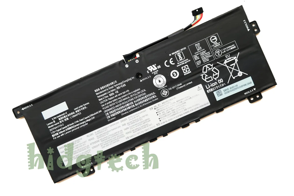Beisite Beisite L18M4PE0 L18C4PE0 L18L4PE0 51Wh laptop battery — product photo