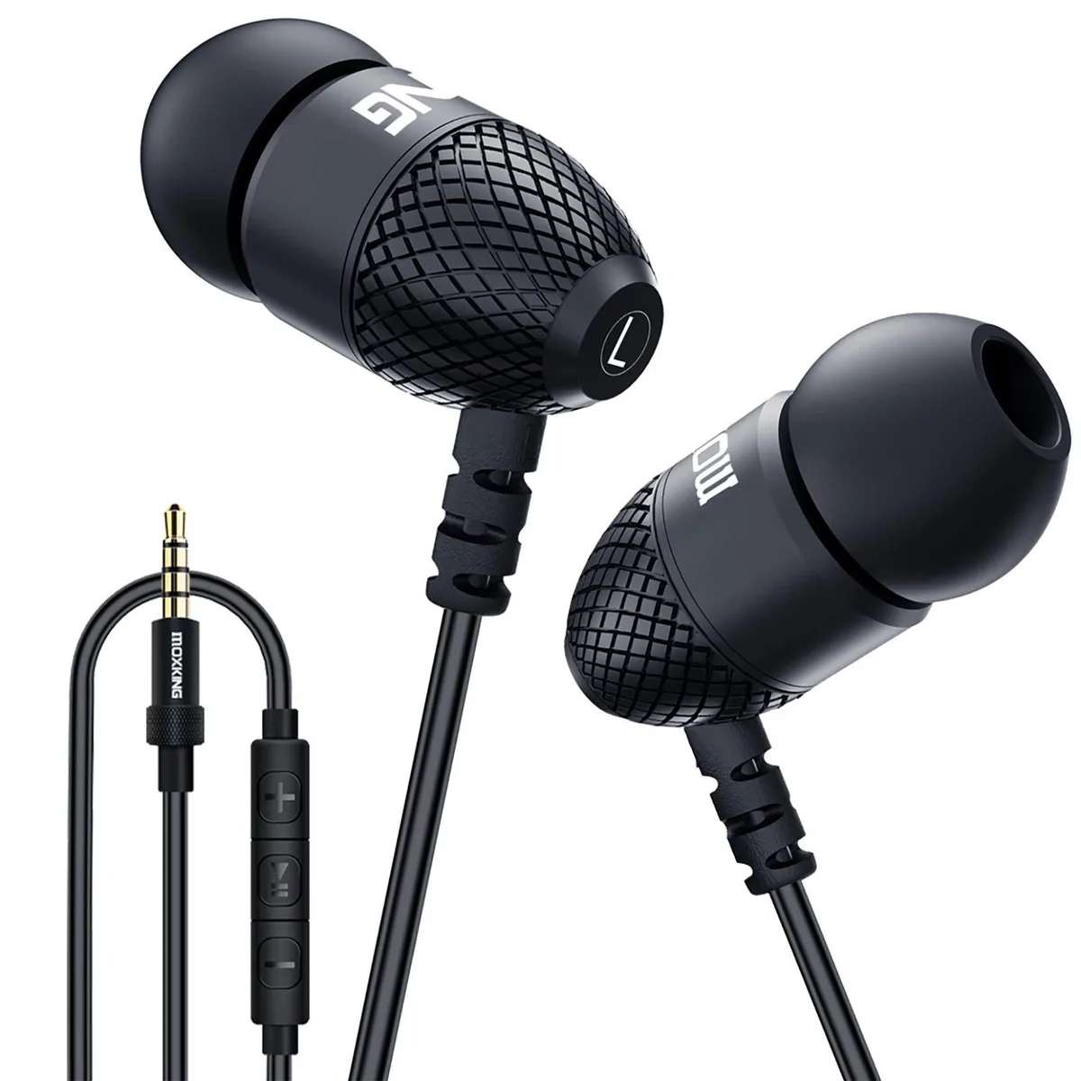 No Sew No Sew M2-black Wired Earbuds 3.5mm 16 ohm 20g — product photo