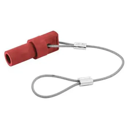 Red protective cap for 150 Amp single pole connector