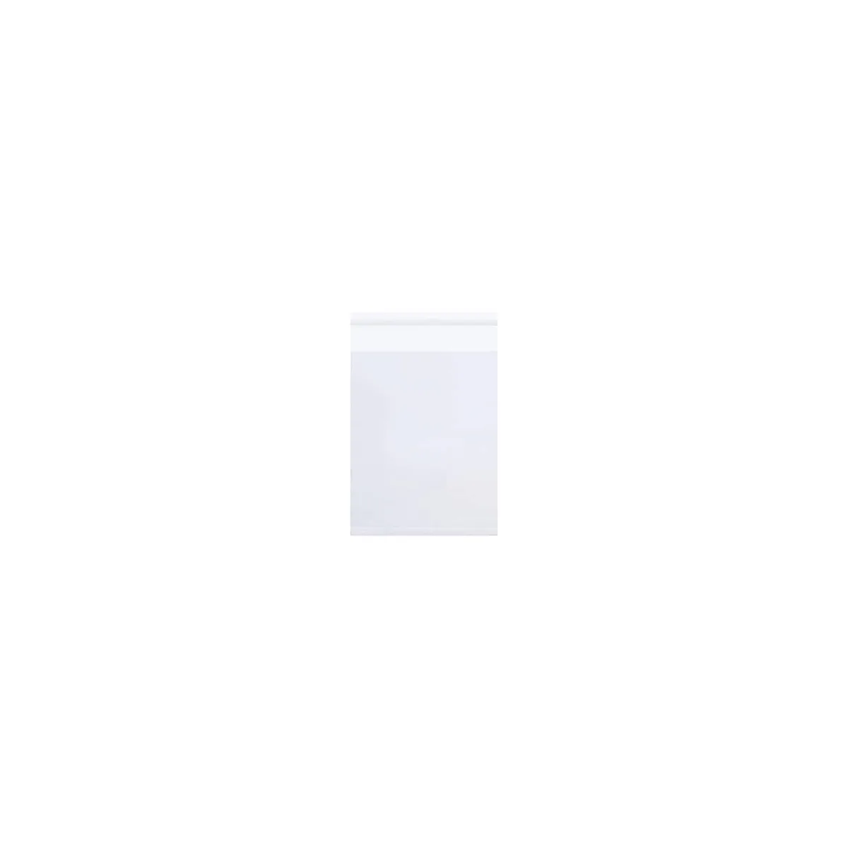 Clear resealable poly bag with chisel tip label, 1.5 mil thickness