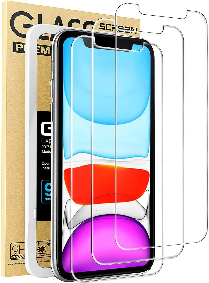 BONAEVER BONAEVER 3-Pack Tempered Glass Screen Protector for iPhone 11 / XR 6.1 inch — product photo