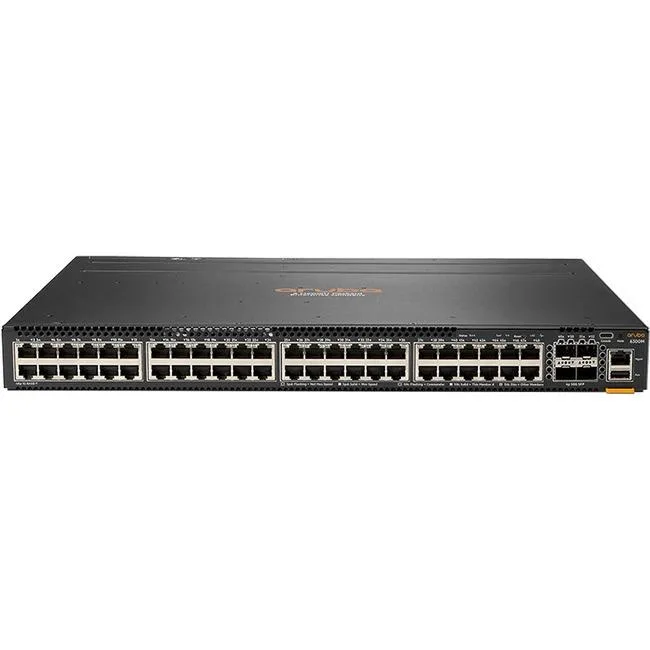 HPE HPE 6300MProduct 48-port 1GbE 4-port SFP56 network switch — product photo
