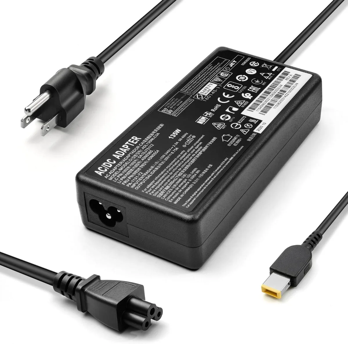 NShi NShi 135W Slim Tip AC Adapter Laptop Replacement Part — product photo