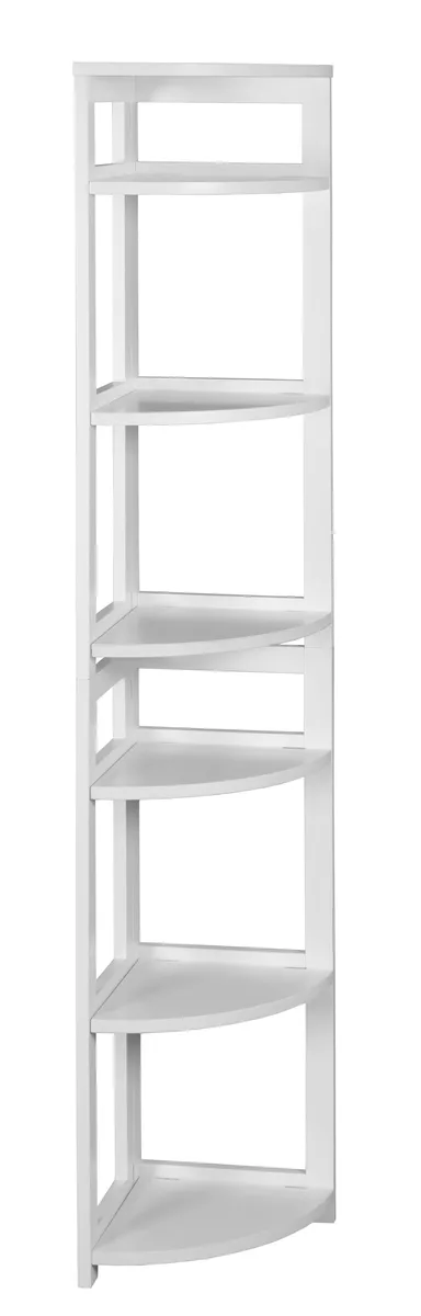 Regency Seating, Inc. Regency Seating 67" Corner Folding Bookcase White — product photo