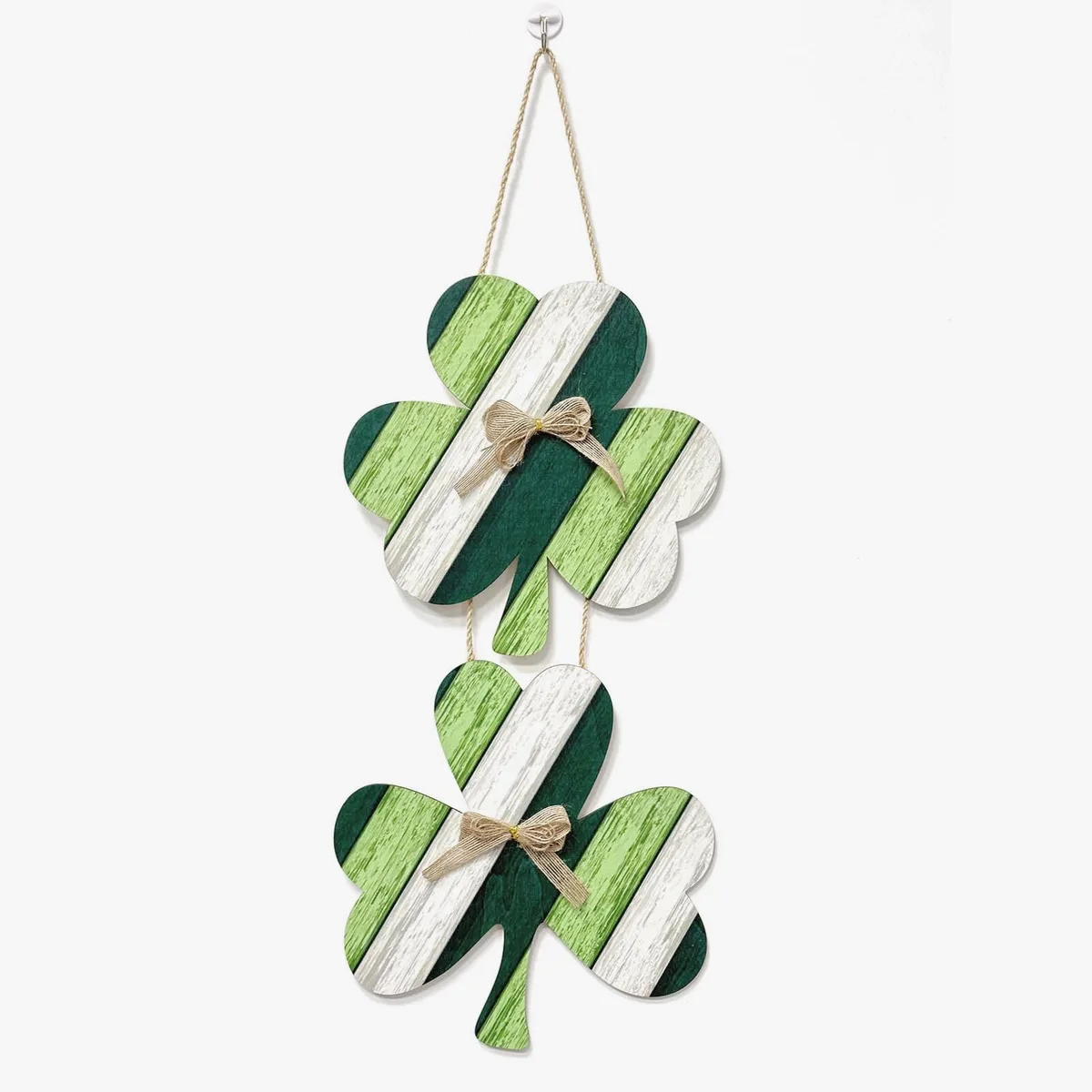  Avery Striped Lucky Clover Sign 29.53in x 11.02in — product photo