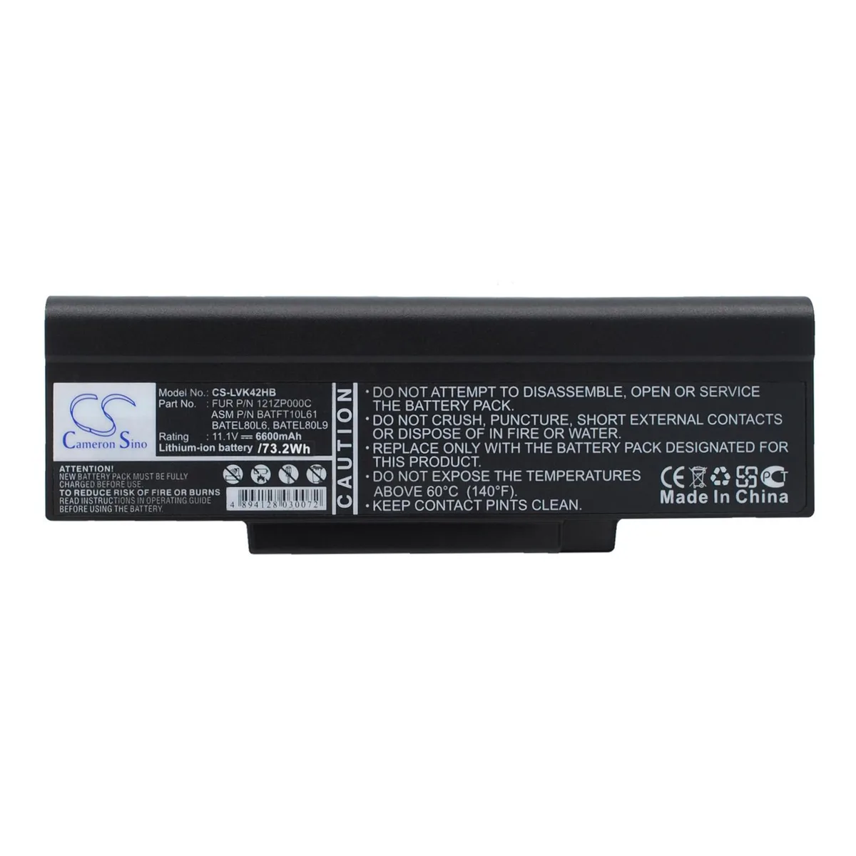 Cameron &amp; Co Cameron &amp; Co DS-CS-LVK42NB laptop battery 11.1V 4400mAh Li-ion Black — product photo