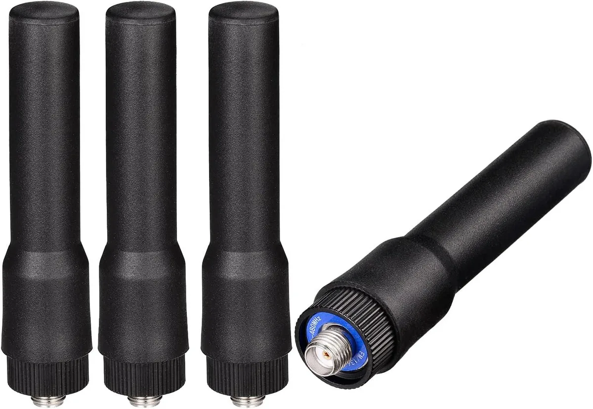usbroway usbroway Dual Band VHF UHF Antenna 4-Pack 2.5 inch SMA Female — product photo
