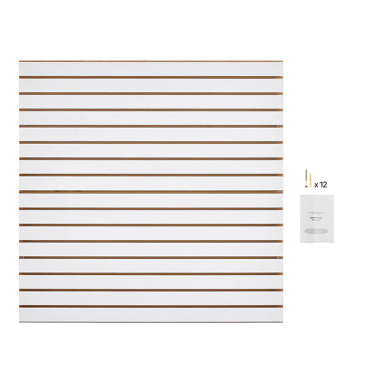 VEVOR VEVOR KLCB-01 Slat Wall Paneling 1220 x 1220 x 18 mm 2 Pack — product photo