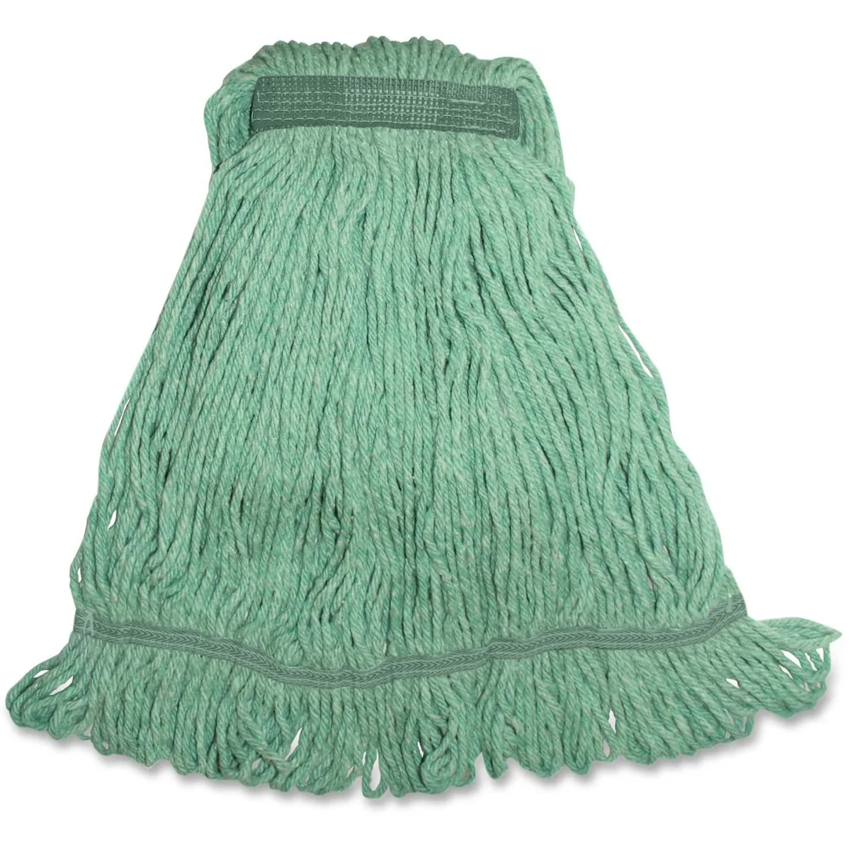 Genuine Joe Genuine Joe MGR1BEA 16 oz Green Narrow Band Wet Mop cleaning — product photo