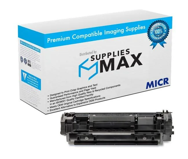 SuppliesMax SuppliesMax HEWW1340X-MICR Black MICR Toner Cartridge 2400 Pages — product photo