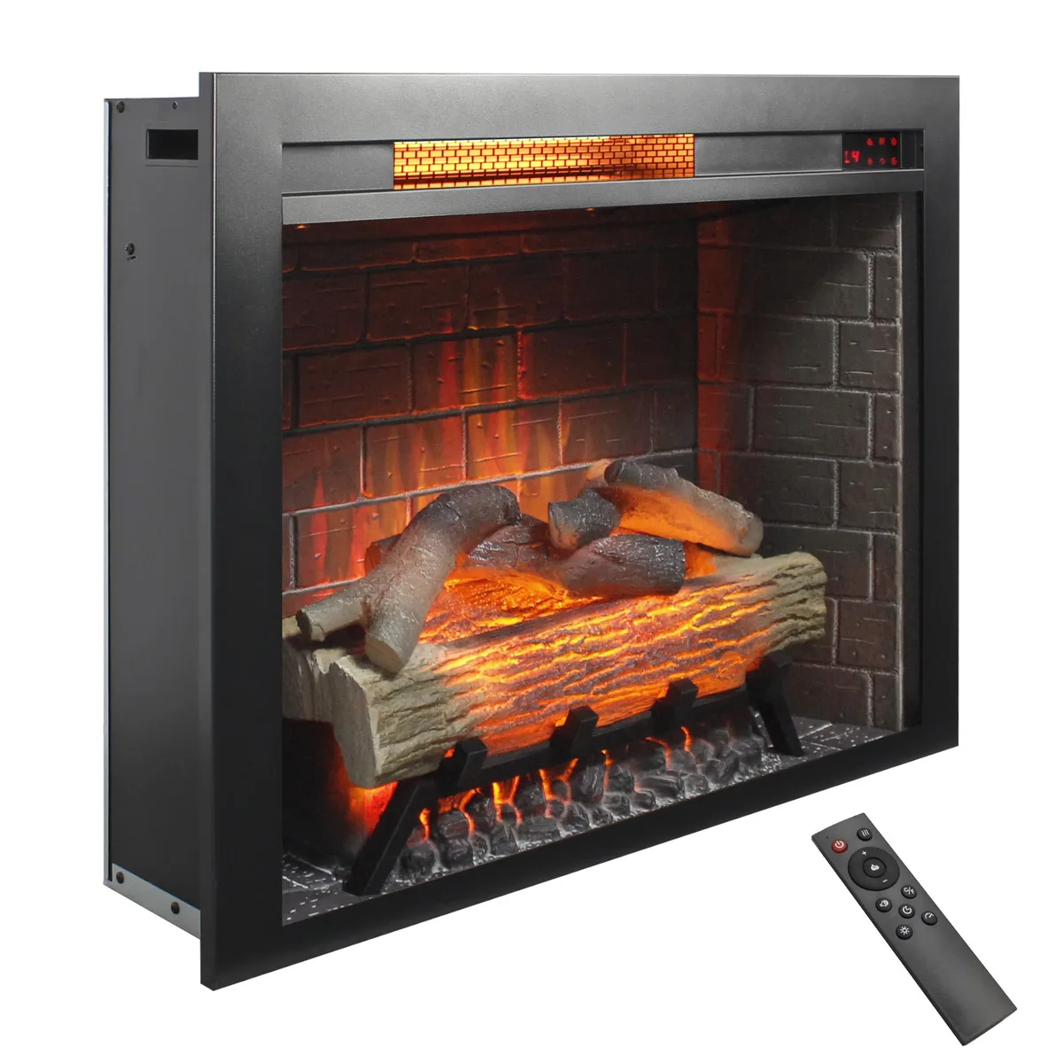tuphen tuphen 28 inch Infrared Electric Fireplace Insert Antique Black — product photo