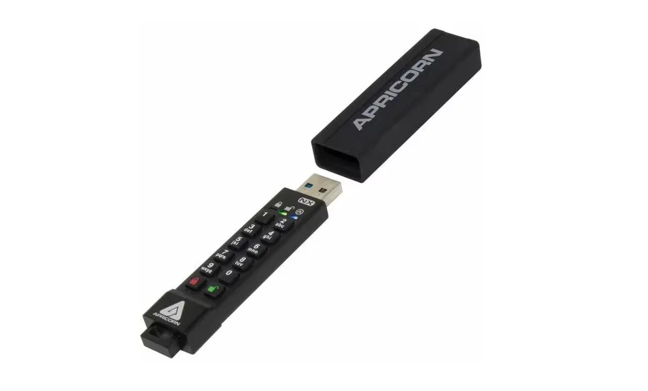 Apricorn Apricorn Aegis Secure Key 3NX 512GB USB 3.2 Type A Flash Drive ASK3-NX-512GB — product photo