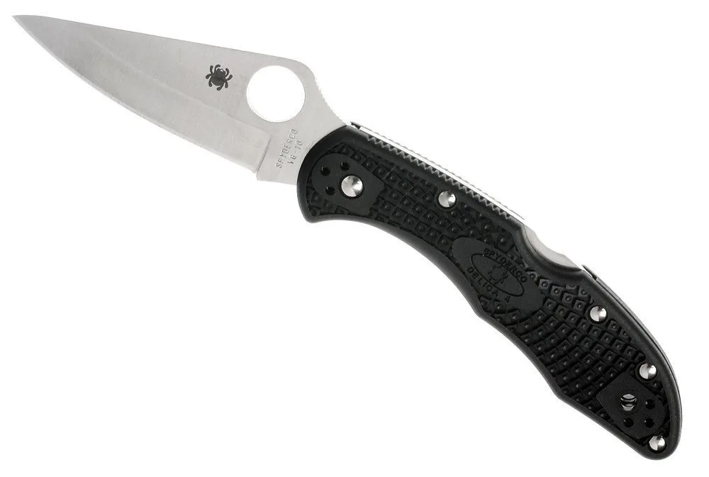 Spyderco Spyderco C11PBK Delica 4 2.88 in Plain Black FRN Handle tool — product photo