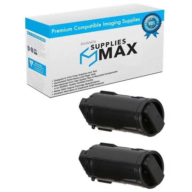 SuppliesMax SuppliesMax 106R03869_2PK Black High Yield Toner Cartridge 2 Pack 12100 Pages — product photo
