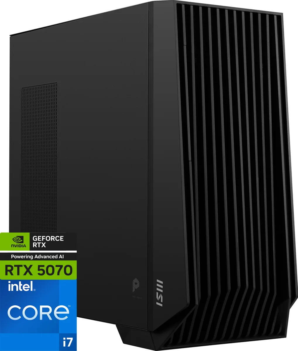 MSI MSI PRO DP400 14NVP-013US business desktop i7-14700F 32GB 2TB RTX 5070 — product photo
