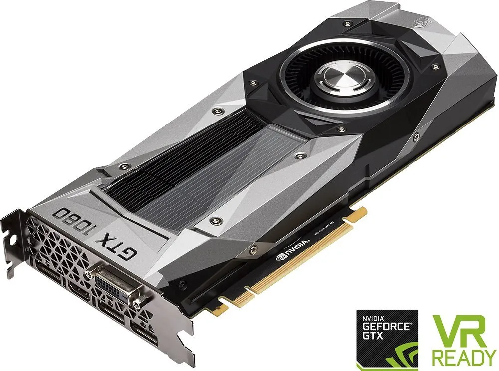 NVIDIA NVIDIA GeForce GTX 1080 Founders Edition graphics card — product photo
