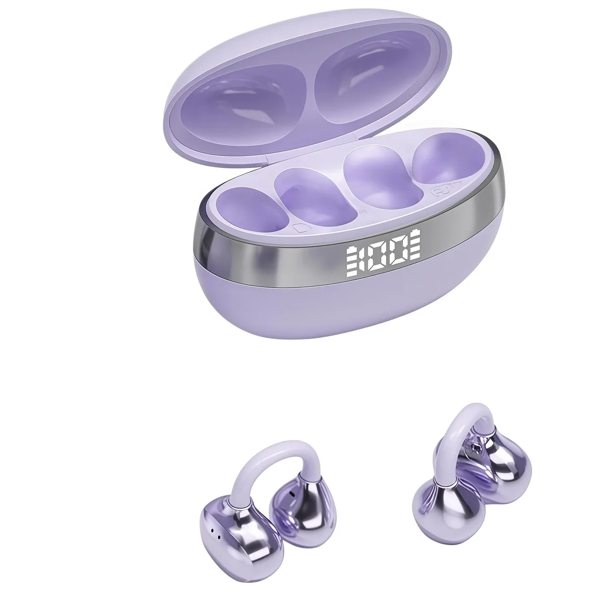Avantalk Avantalk AI Translation Ear Clip Earphones Purple — product photo