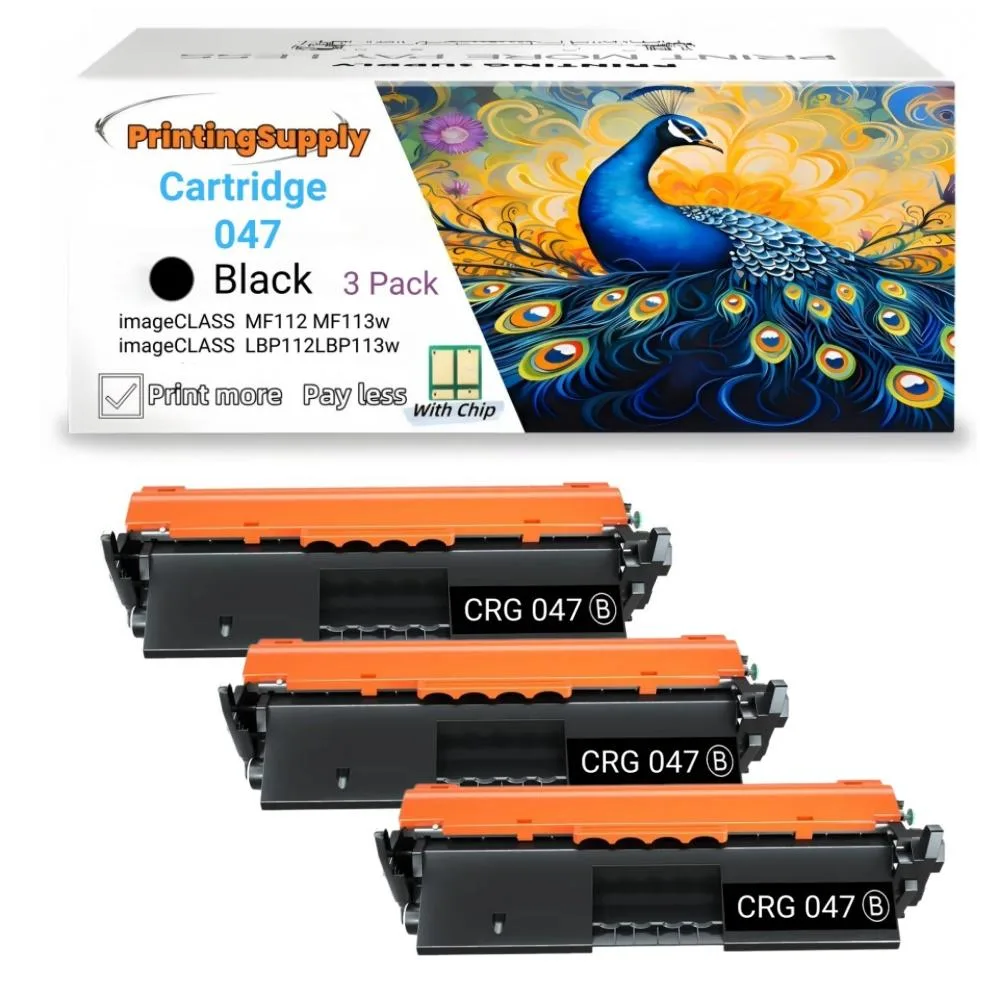 Aster Graphics Inc Aster Graphics Inc Cartridge 047 CRG-047 Black Toner 3 Pack 1600 Pages — product photo