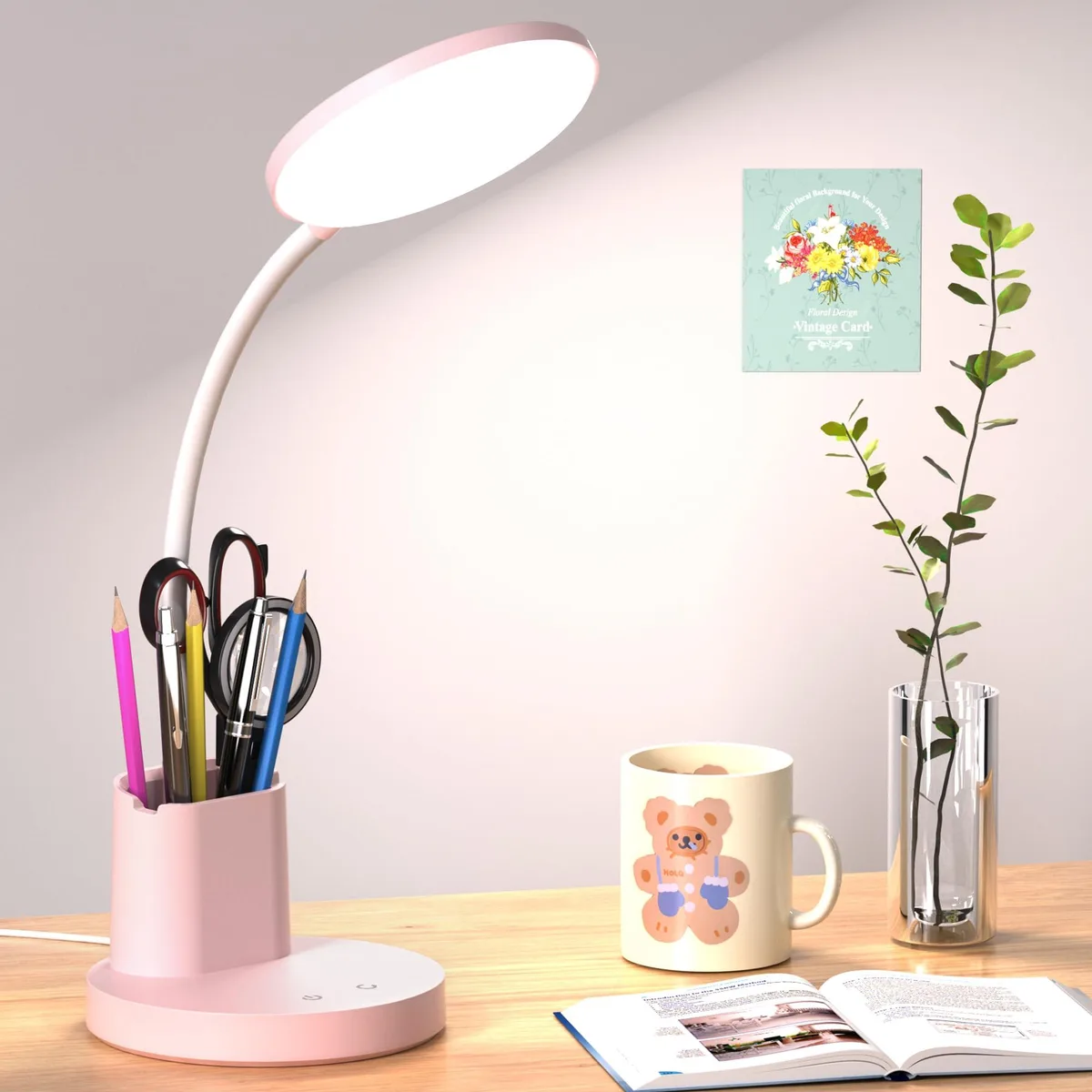  Vicsoon CP-TD-YX-L-005 table lamp 5 W 3 colour modes 360° arm pink — product photo