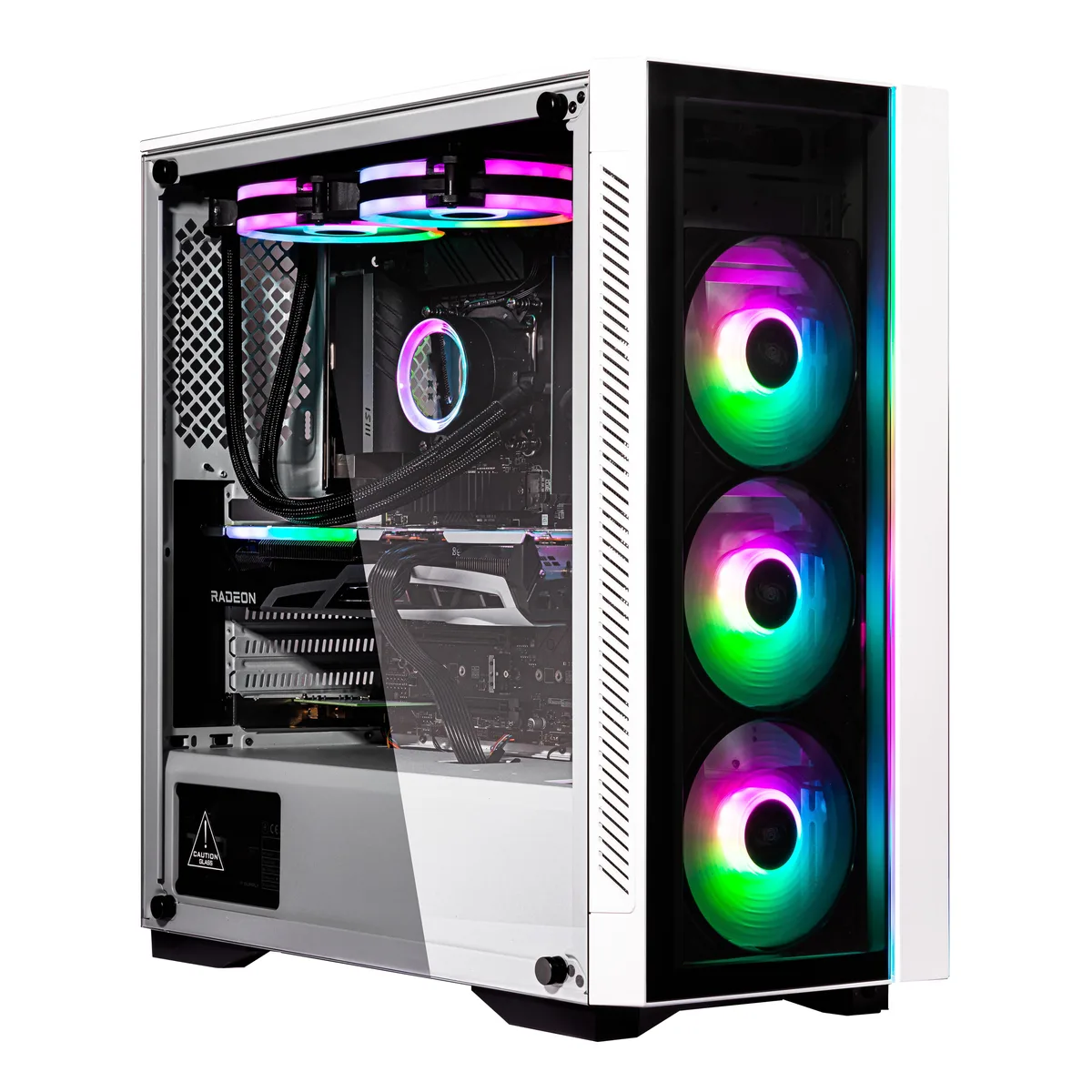 Velztorm Velztorm Novux Gaming Desktop i5-12600K RX 6900 XT 64GB DDR5 2TB NVMe White — product photo