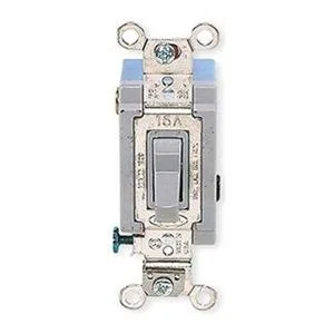 Hubbell Incorporated Hubbell Incorporated HBL1201GY 15 A 120/277 V toggle dimmer switch — product photo