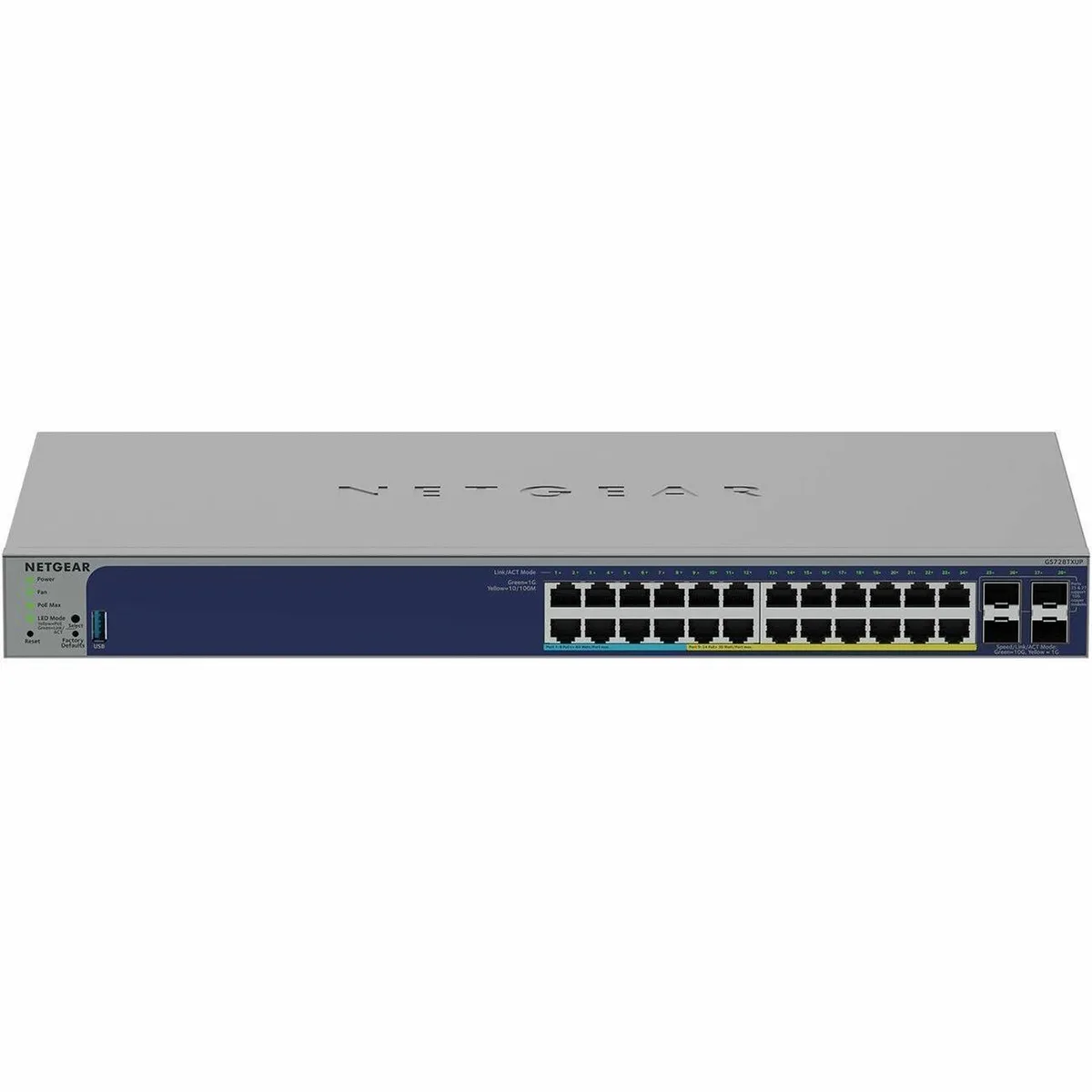 Netgear Inc. Netgear Inc. GS728TXUP-300NAS 24-port rackmount network switch — product photo