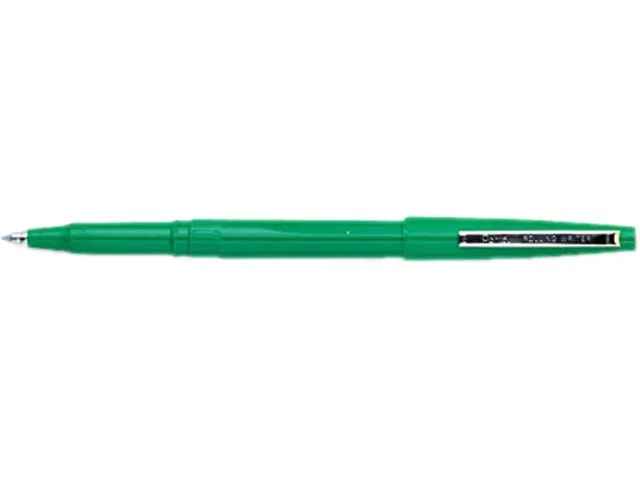 Pentel of America, Ltd. Pentel of America, Ltd. R100D pen, green ink, medium, dozen — product photo