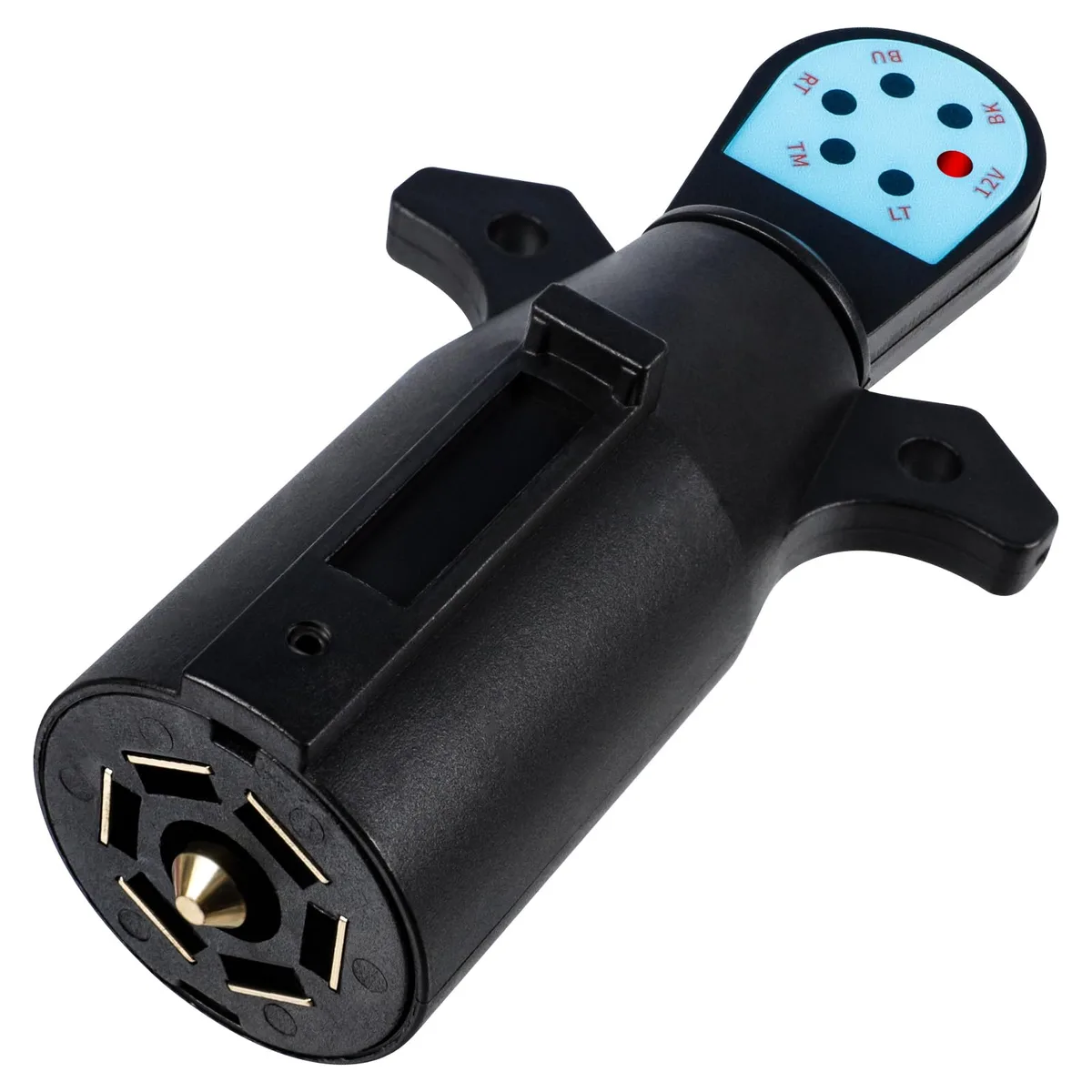  WUSHIXAN 7 Pin Trailer Light Tester with Red LED — product photo