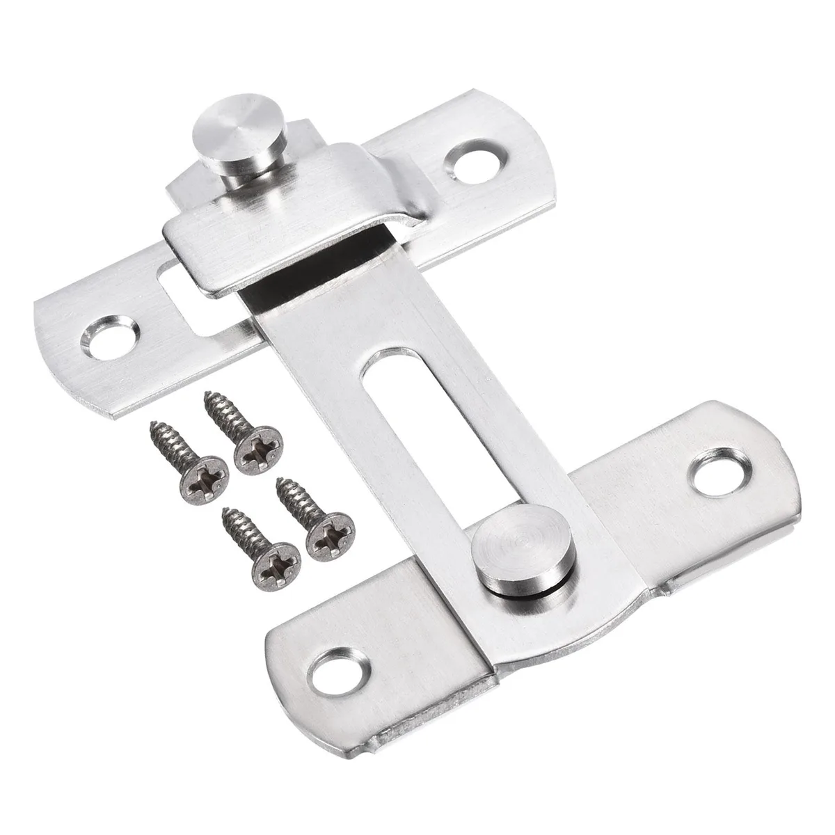Unique-Bargains Unique-Bargains Spring Loaded Latch Pin 6.5" 2 Pack Iron Deadbolt Latch — product photo