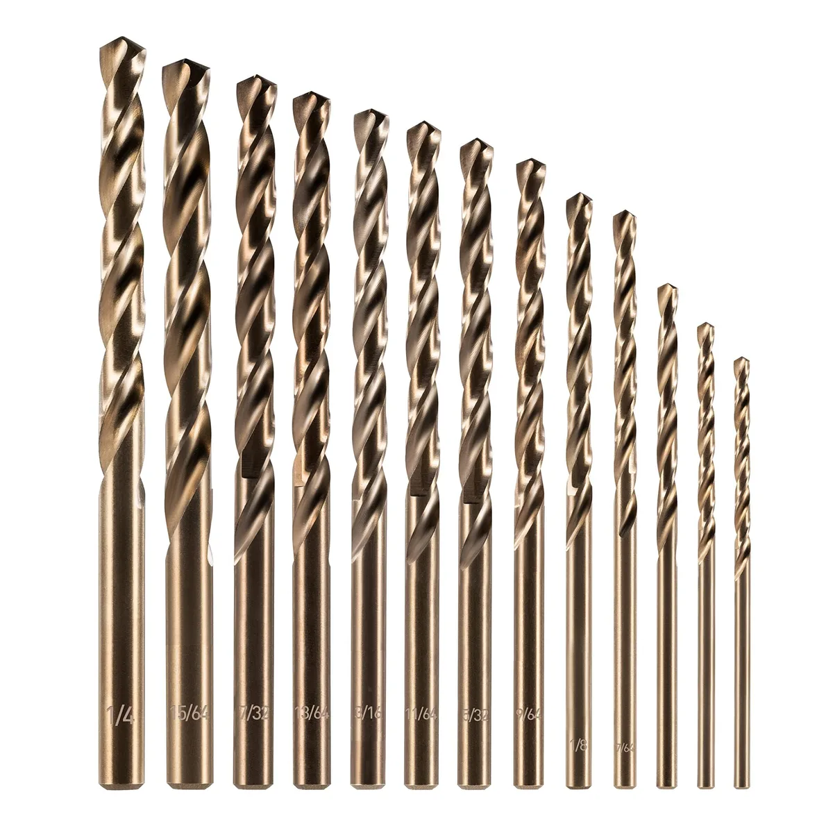 M35-13pc 13-piece HSS drill bit set 1.5-6.5mm machine shop hardware — product photo