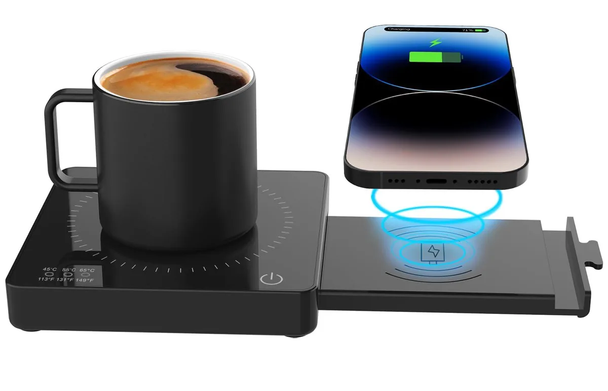  Xpersoul Warmer 28W-168 with 15W Wireless Charger Black — product photo