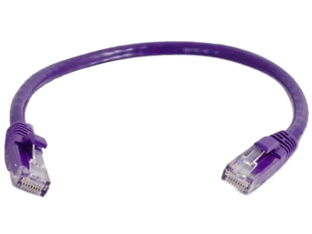 Cables To Go Cables To Go 04031 Cat6 network ethernet cable Purple 15 ft 4.57 m — product photo