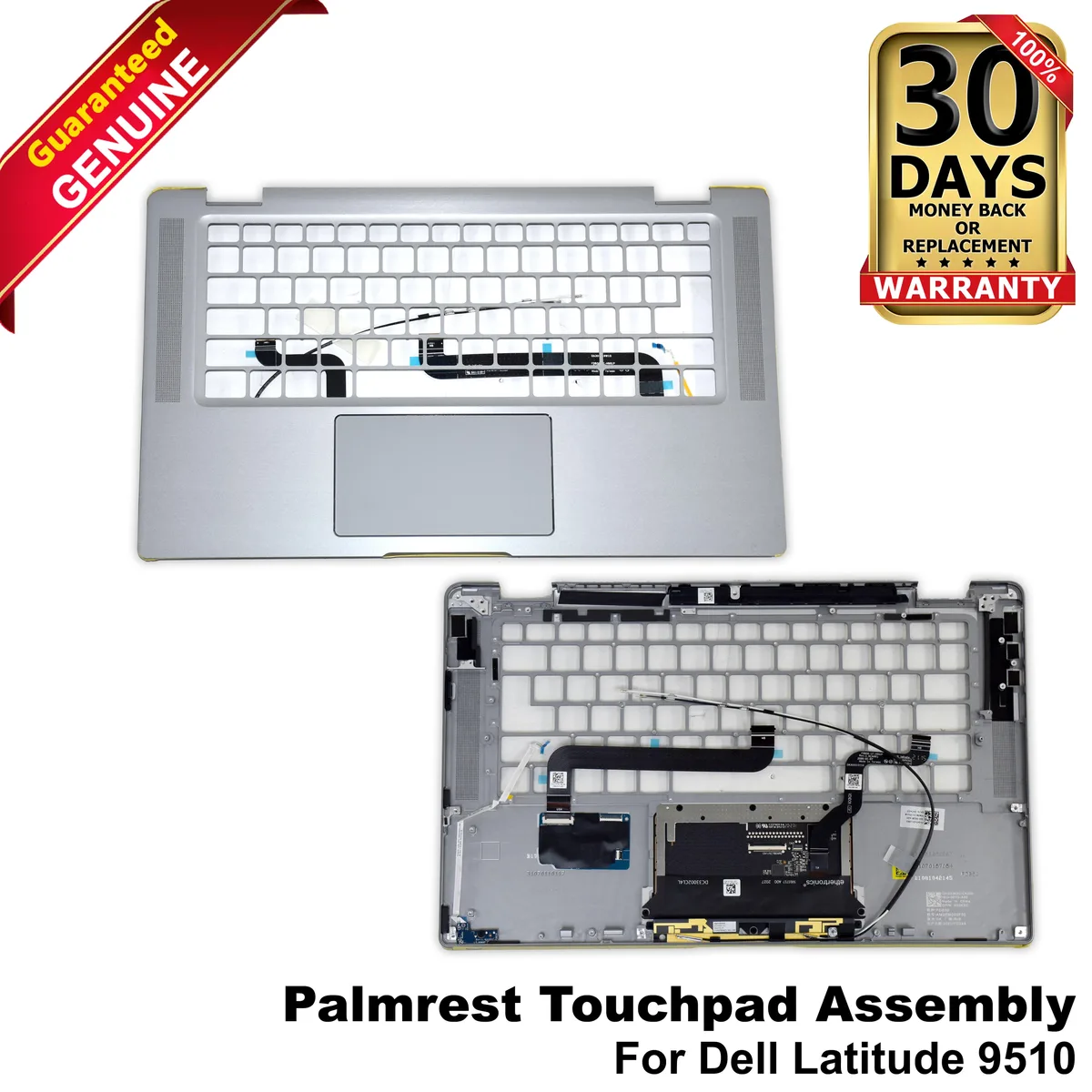 DELL DELL Latitude 9510 Palmrest Touchpad Assembly 4TN53 laptop replacement part — product photo