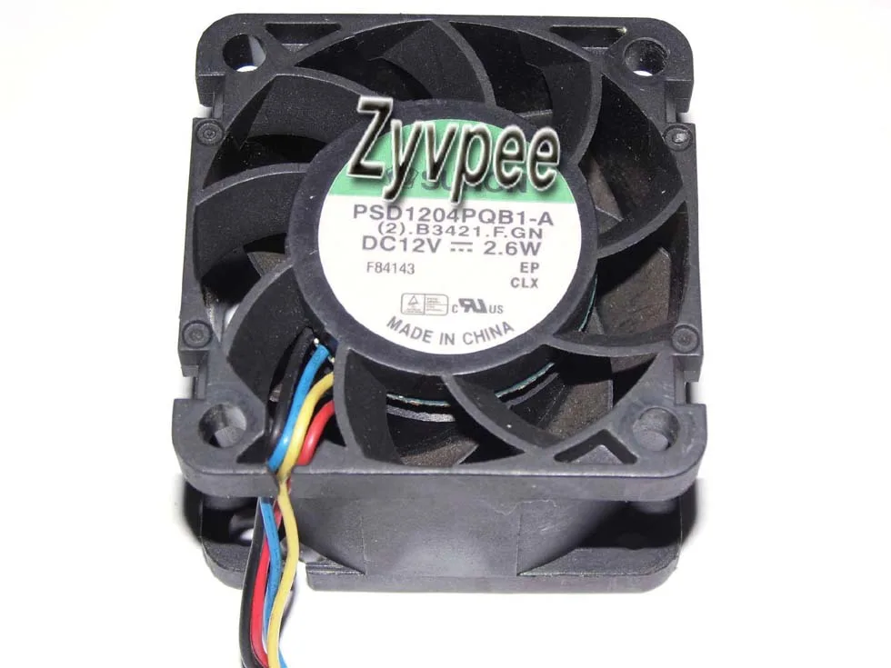 Zyvpee Zyvpee PSD1204PQB1-A 40mm 12V 2.6W 4-pin case fan — product photo