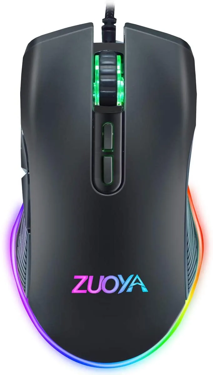 IHDAPP IHDAPP Wired Gaming Mouse 3600 DPI 7 Buttons RGB Black — product photo