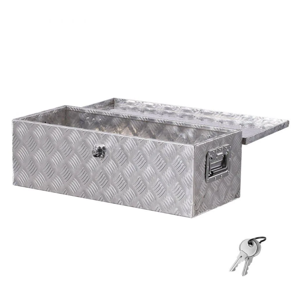 VEVOR VEVOR SS30-D-S Truck Bed Tool Box 30x13x9.6in Silver — product photo