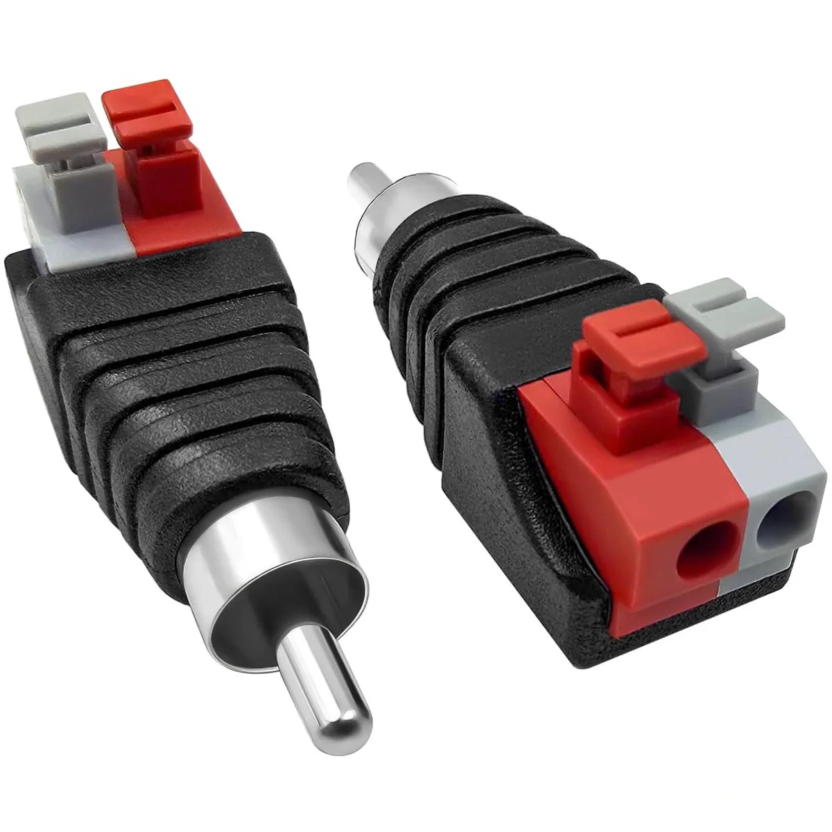 Boxwave Boxwave 2-Pack RCA Male to 2 Screw Terminal Female Audio Adapter — product photo