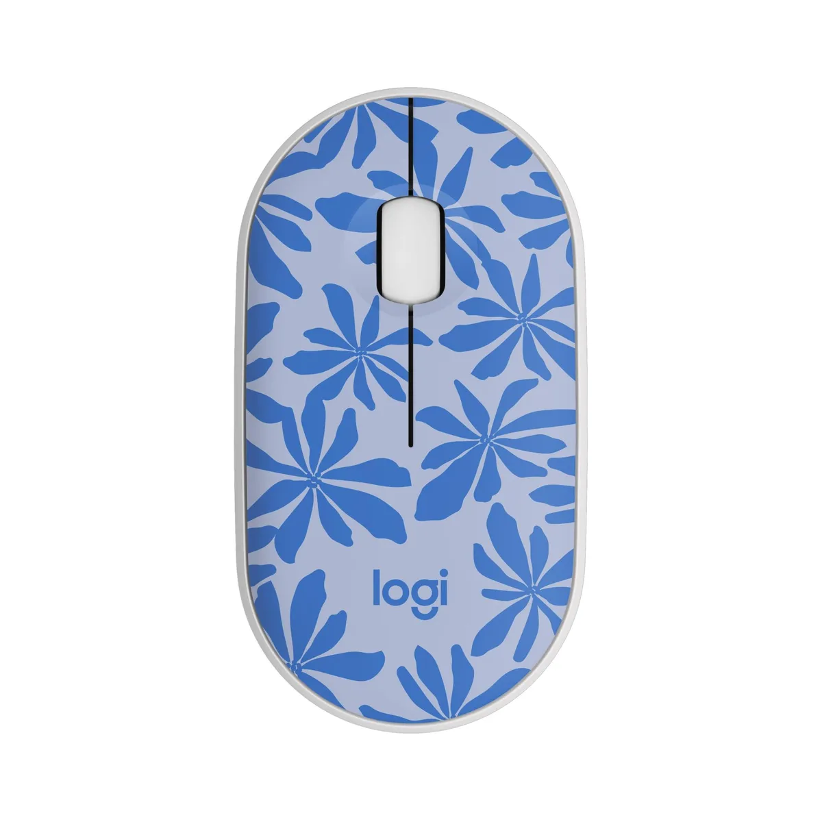 Logitech Logitech M340 Wireless Mouse 910-007287 Blue Floral Silent 2.4 GHz — product photo
