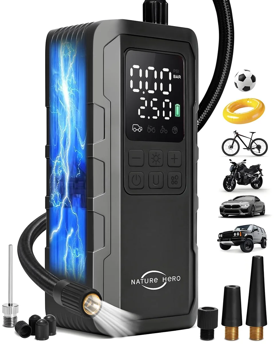  XtremepowerUS NP-268 air compressor 2 HP 7 gal 150 PSI 230 V — product photo