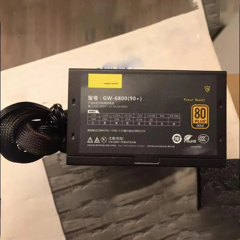 KHACHIMO KHACHIMO GW-6800 (90+) 600W power supply — product photo