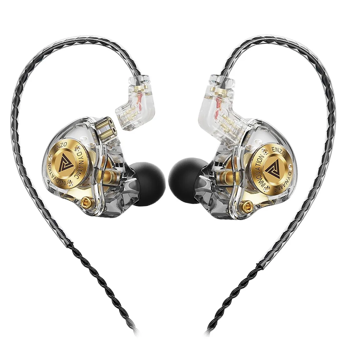 LORDWORLD LORDWORLD QKZ ENZO 11 mm IEM headphone Grey — product photo
