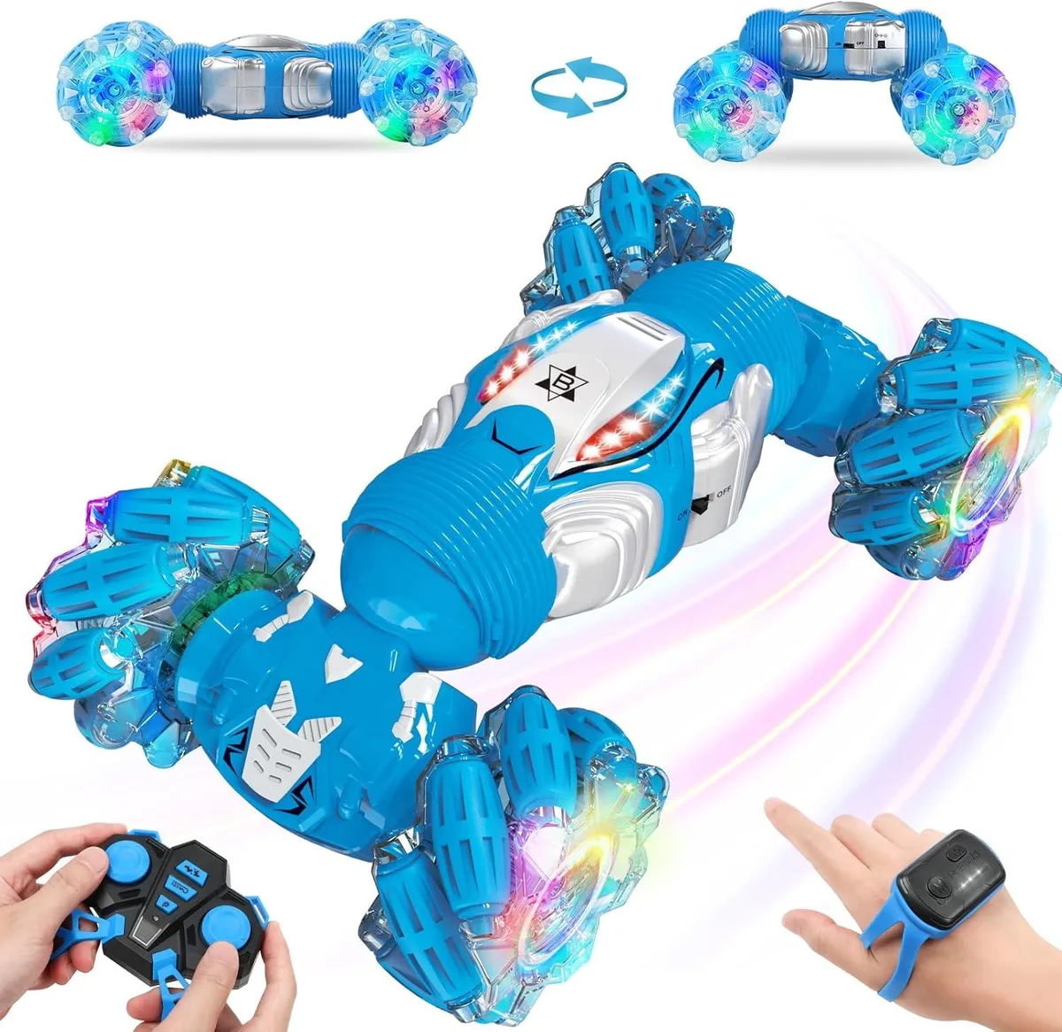 usbroway usbroway RC Stunt Car Gesture Control 2.4Ghz 4WD 360 Spin — product photo