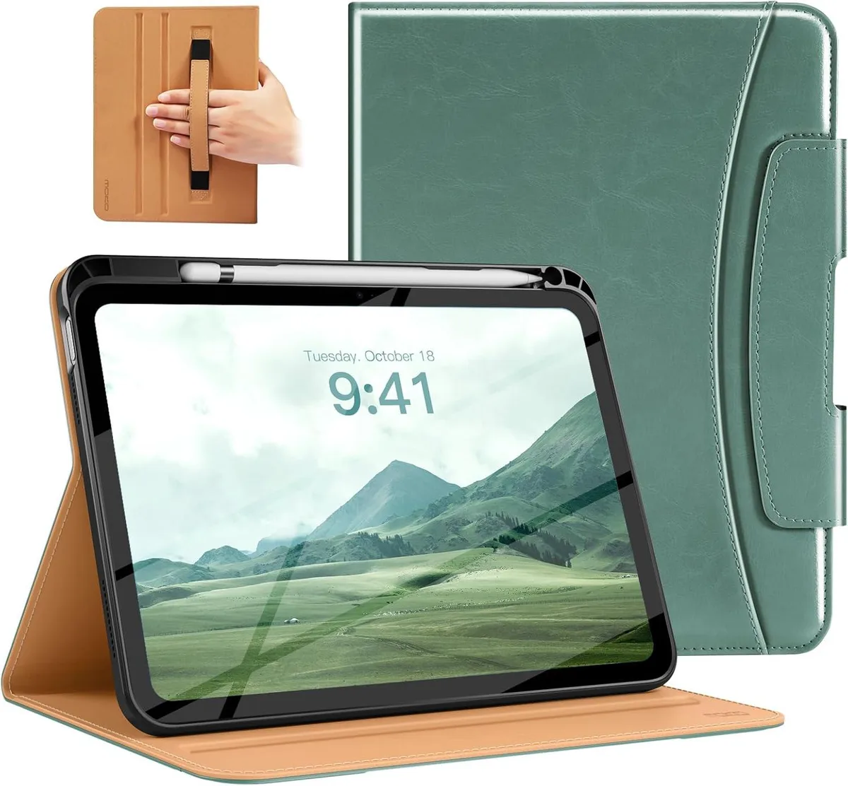 Kootion Kootion A3354 iPad 11/10.9 case with Pencil holder Green — product photo