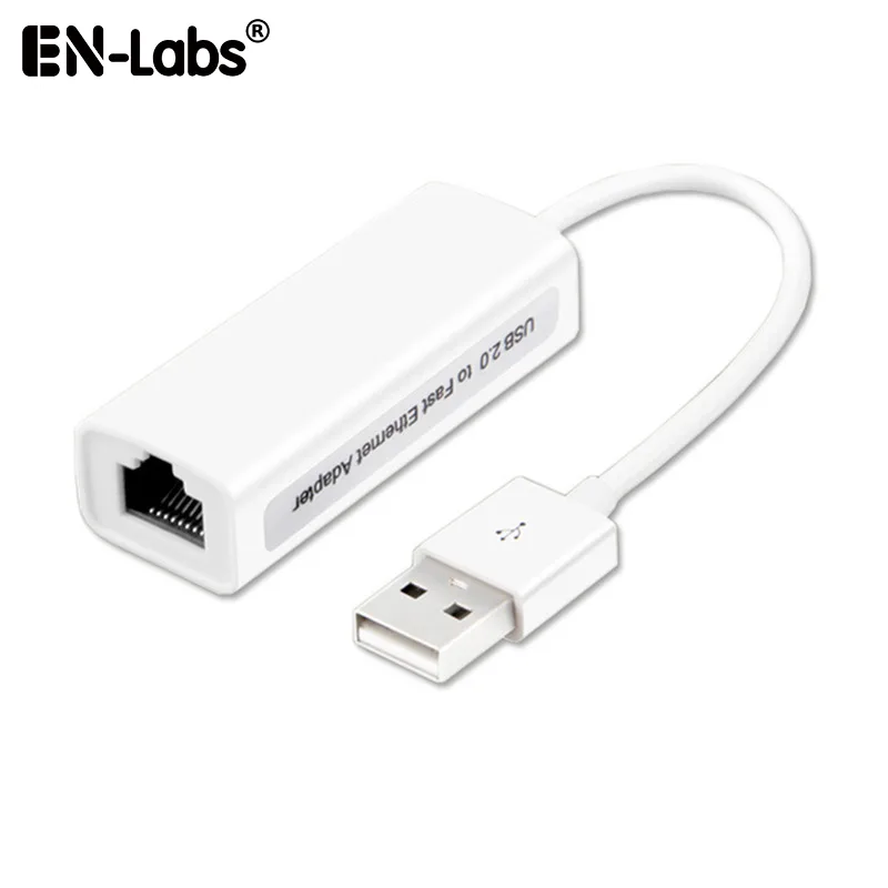 EN-Labs EN-Labs U2RJ458152B USB 2.0 to 10/100 Mbps RJ45 Ethernet Adapter — product photo