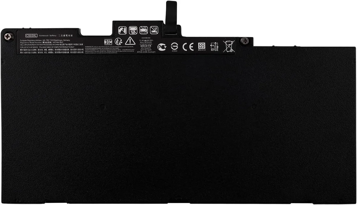 NShi NShi CS03XL Laptop Battery 4035mAh 11.4V 46Wh for HP Elitebook 745 755 840 850 G3 — product photo