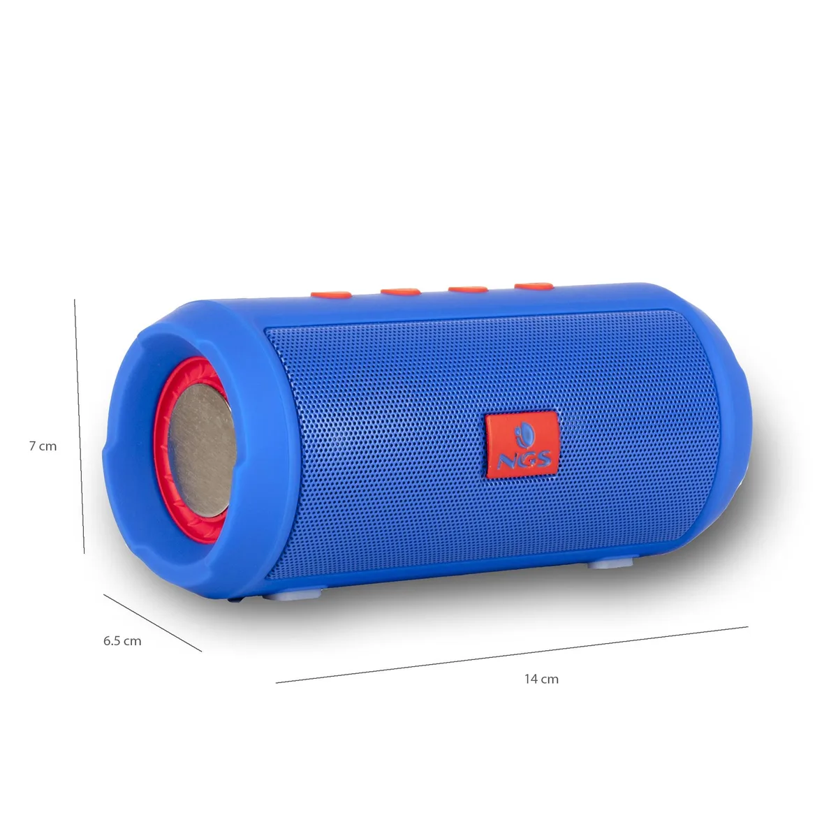 NGS NGS Roller Tumbler 6W Bluetooth speaker 1200mAh Blue — product photo